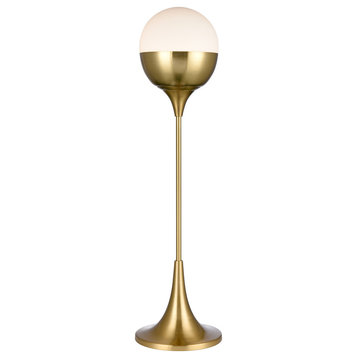 Robin Avenue 30" High 1-Light Table Lamp, Satin Gold