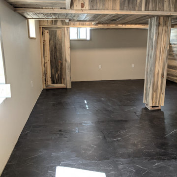 The Beetle kill pine Basement