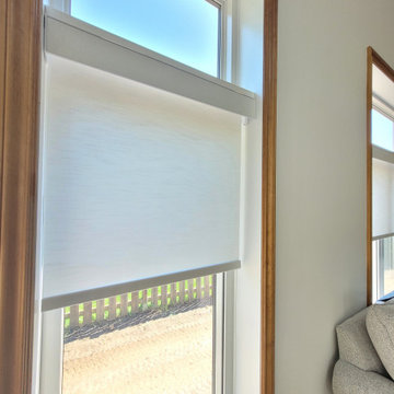Rockwood Sun Room Living Room Roller Shades with Motorization