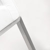 Denmark White Stainless Steel Barstool (Set of 2) - White