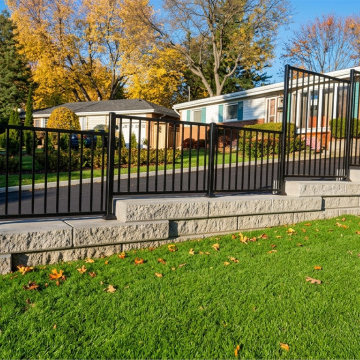 Retaining Wall & Fence