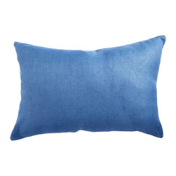 Indigo Linen Pillow Cover - Rectangle - Pillowcases And Shams