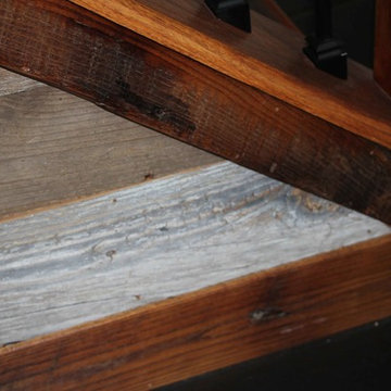 Barnwood Shiplap Wall With Custom Trim