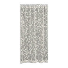 50 Most Por Farmhouse Lace Curtains And D For 2019 Houzz Coventry Panel With Ring Trim