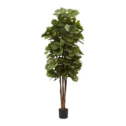 6 ft. Fiddle Leaf Fig Tree - Artificial Flowers Plants And Trees