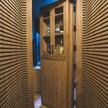 Bonus Room Transformation: Bar, Media Room, Murphy Door to Secret Room