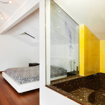 'Buddha' Bedroom / Bath Glass Wall Divider