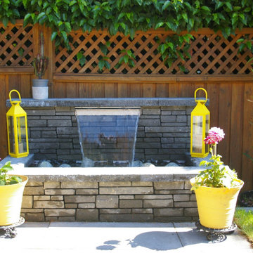 Raised water feature