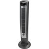 Wind Curve Tower Fan With Nighttime Setting, Gray/Silver