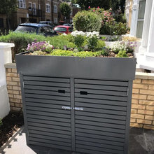 Front garden bin storage