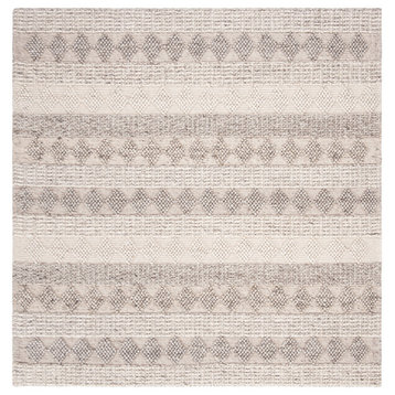 Safavieh Couture Natura Collection NAT252 Rug, Beige/Ivory, 6' Square