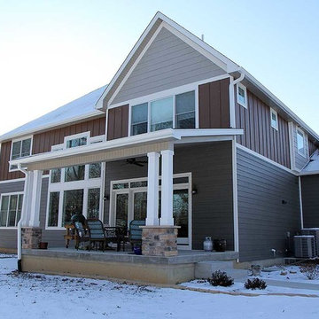 Architectural Designs Exclusive House Plan 73376HS comes to life