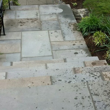 Thermal Cut Flagstone Walkway in Washington DC, Columbia Heights NW