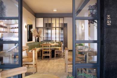 Trendy home design photo in Miami