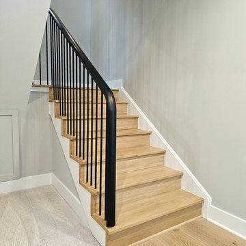 Project #115 | Staircase with Continuous Rail System Without Newels