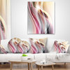 Pink Brown Abstract Lines Abstract Throw Pillow, 18"x18"