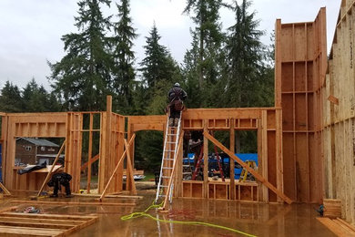 Inspiration for a living room remodel in Seattle