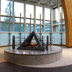 Complicated Simplicity Custom Fireplace - Fire Pits
