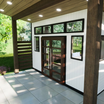 Outdoor Kitchen, mini-pool, bedroom concept