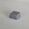 Square Adhesive Cabinet & Furniture Rubber Pads-BS04 .780"x.380"-25pcs, Gray