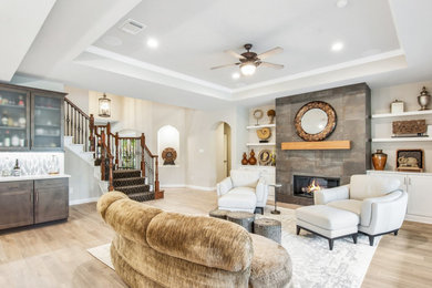 Inspiration for a living room remodel in Houston