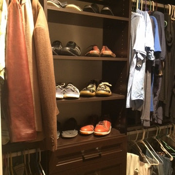 His & Her Wall Mounted Walk-In