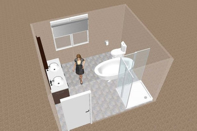 Bathroom Remodeling Project 3d View