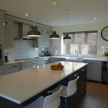 grey in-frame kitchen - fellside housing development