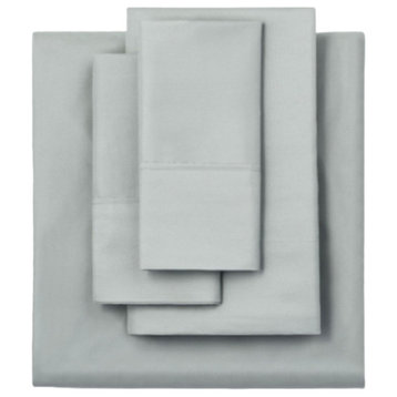 Microfiber Sheet Set, Light Gray, Queen