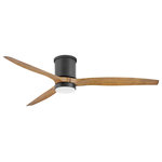 Hinkley - Hinkley Hover Flush 60``Ceiling Fan 900860FMB-LWD - 60``Ceiling Fan from Hover Flush collection in Matte Black finish. Max Wattage 16.00 . No bulbs included. Clean and sleek, Hover is a stunning modern upgrade for any project. Available in Brushed Nickel, Graphite or Matte Black, Hover comes equipped with integrated LED lighting and DC motor technology to deliver excellent energy efficiency. Hover is so versatile, it can be used for both indoor and outdoor spaces. Blades are included with every fan. No UL Availability at this time.