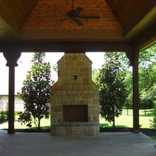 Loggia Fireplace