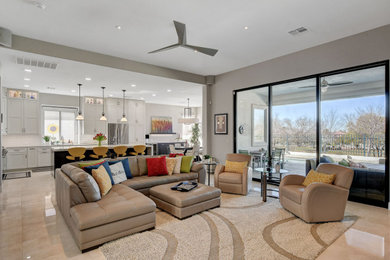 Living room - contemporary living room idea in Las Vegas
