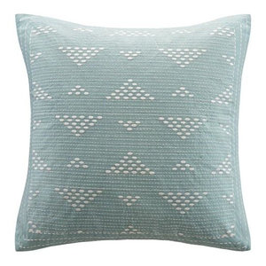 Ink+Ivy Aero Embroidered Abstract Oblong Pillow Natural 12x20 II30-759