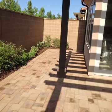 Irvine Interlocking Pavers Patio