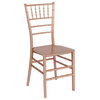 HERCULES Series Resin Stacking Chiavari Chair, Rose Gold