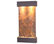 Whispering Creek Water Feature, Brown Marble, Antique Bronze