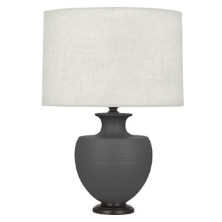 Michael Berman Atlas Table Lamp, Matte Ash With Patina Bronze -  Transitional - Table Lamps - by Benjamin Rugs and Furniture | Houzz