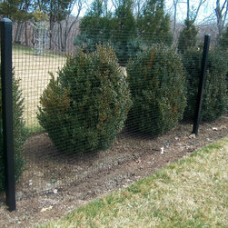 Weld Wire on 2" Square Aluminum Posts - Home Fencing And Gates