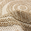 Merry Area Rug, Taupe, 6'3"x6'3"