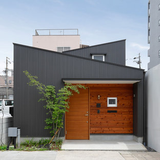 名古屋のラスティックスタイルのおしゃれな家の外観の写真