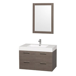 Gray Oak Bathroom Vanities - Bathroom Vanities And Sink Consoles