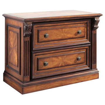 Emma Mason Signature Belvidere Two Drawer Lateral File in Vintage Pecan