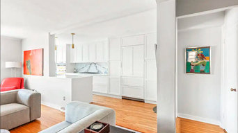 Jackson Heights NYC White Shaker + Paonazzo Marble