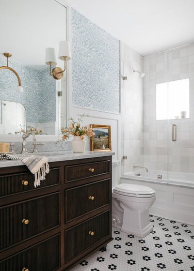 Traditional Bathroom by Leah Phillips Interiors