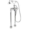 Dyconn Faucet BTF03A-CHR London Freestanding Tub Filler Faucet with Hand Shower