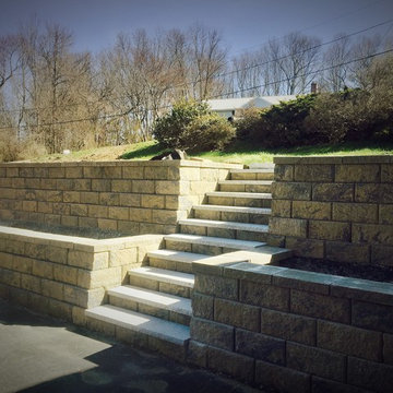 North Andover MA retaining wall