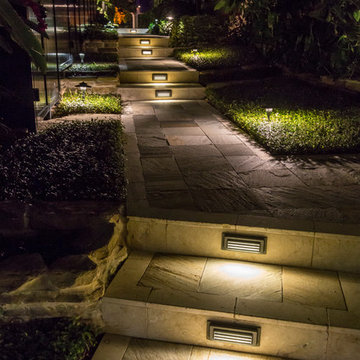 Ocean Front Landscape Lighting, FL Estate