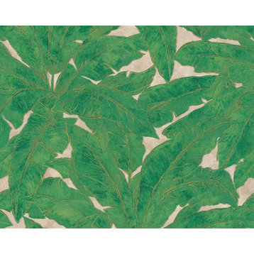 Textured Wallpaper Floral Jungle Modern, 369273