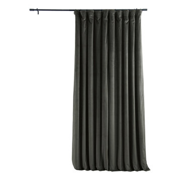 Kensie Home Maddie Metallic Specks Blackout Curtain Set W38 X L96 Grey NEW 