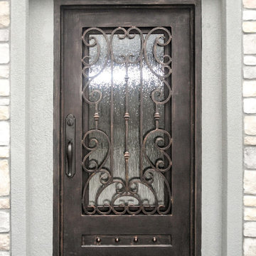 Beautiful Wrought iron Front Doors